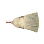 Janitor/Warehouse Corn Bristle Broom Wood Handle