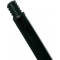 Broom Handle 4' Black Threaded Plastic